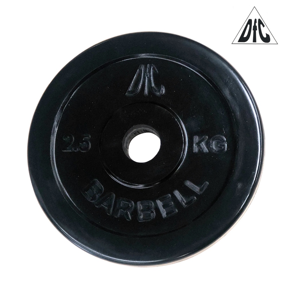 2.5 кг обрезиненный в Тольятти по цене 790 ₽ в категории диски (блины) для штанг и гантелей DFC