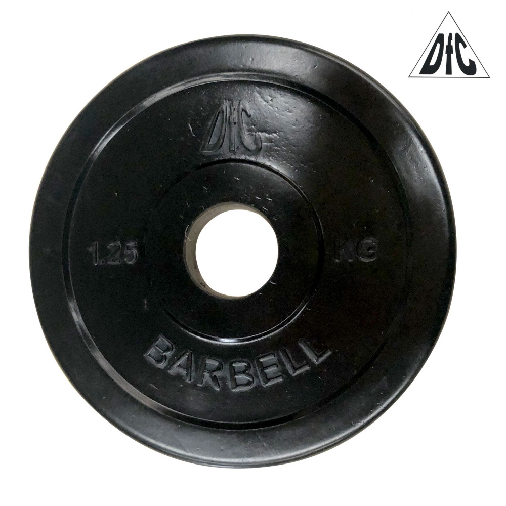 1,25 кг обрезиненный в Тольятти по цене 555 ₽ в категории диски (блины) для штанг и гантелей DFC