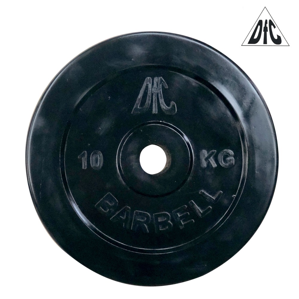 10 кг обрезиненный в Тольятти по цене 2635 ₽ в категории диски (блины) для штанг и гантелей DFC