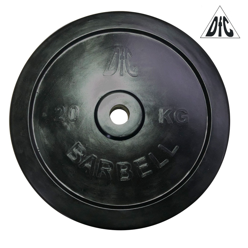 20 кг обрезиненный в Тольятти по цене 4950 ₽ в категории диски (блины) для штанг и гантелей DFC