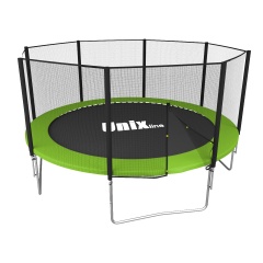 Unix Line Simple 10Ft / 305 см (Green) outside из каталога батутов с защитной сеткой в Тольятти по цене 23490 ₽