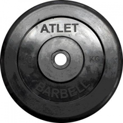 MB Barbell Atlet - 31 мм - 10 кг из каталога дисков для штанги с посадочным диаметром 30 мм.  в Тольятти по цене 3185 ₽