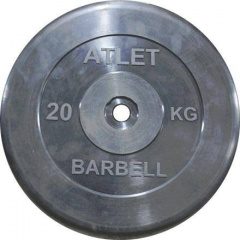 MB Barbell Atlet - 31 мм - 20 кг из каталога дисков для штанги с посадочным диаметром 30 мм.  в Тольятти по цене 5870 ₽