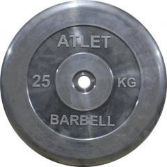MB Barbell Atlet - 31 мм - 25 кг из каталога дисков для штанги с посадочным диаметром 30 мм.  в Тольятти по цене 7325 ₽