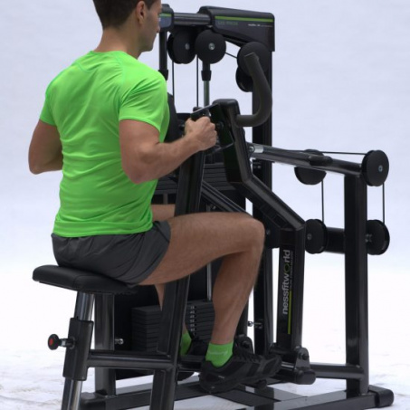 Рендер-1 для FitWorld FW-7300 Гребная тяга с упором