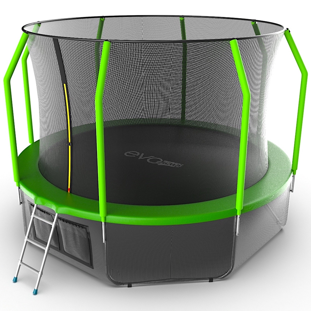 Evo Jump Cosmo 12ft (Green) + Lower net из каталога батутов в Тольятти по цене 35990 ₽