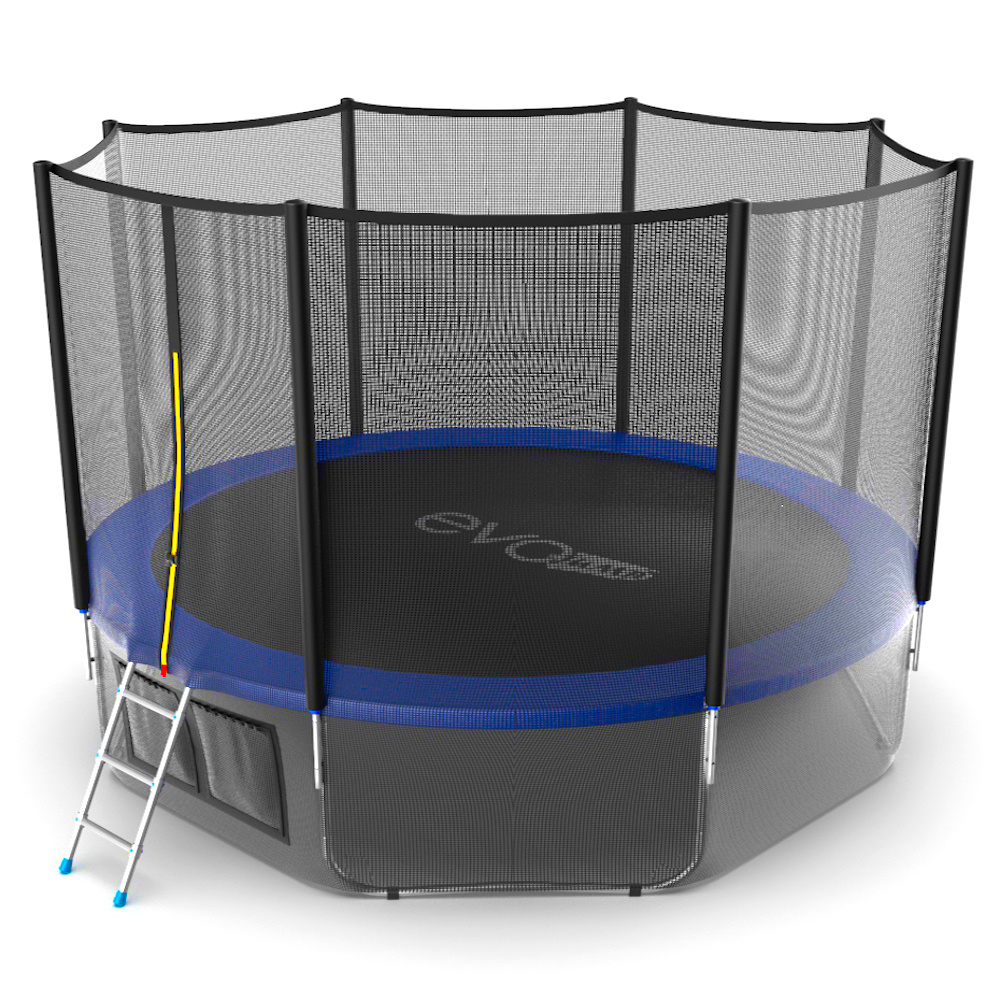 Evo Jump External 12ft (Blue) + Lower net из каталога батутов в Тольятти по цене 31190 ₽