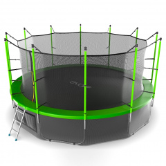 Батут с защитной сеткой Evo Jump Internal 16ft (Green) + Lower net в Тольятти по цене 56390 ₽