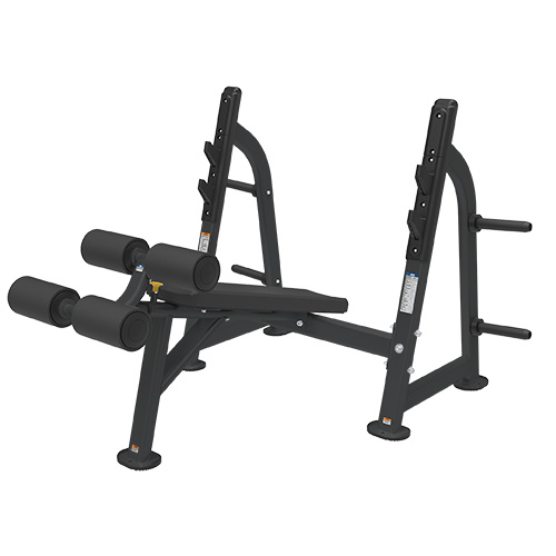 Скамья со стойкой Bronze Gym BR-1013 с отрицательным наклоном