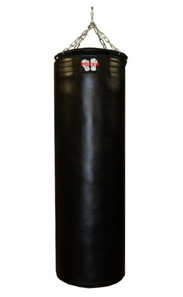 Рокки натуральная кожа 150х45 см черный из каталога товаров для бокса и единоборств в Тольятти по цене 41120 ₽