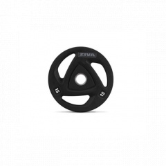 Ziva с уретановым покрытием, 20 кг. ZVO-DCPU1616-GY из каталога дисков для штанги с посадочным диаметром 50 мм. в Тольятти по цене 7046 ₽