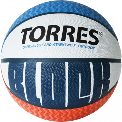 Torres BLOCK, р.7 B02077 из каталога баскетбольных мячей в Тольятти по цене 1590 ₽