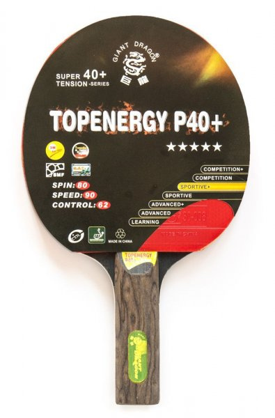 Giant Dragon Topenergy 5 Star New (прямая) из каталога ракеток для настольного тенниса в Тольятти по цене 910 ₽