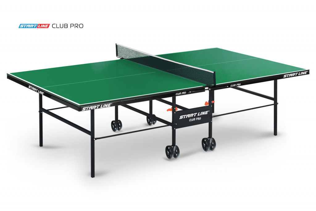 Start Line Club Pro green из каталога теннисных столов в Тольятти по цене 20590 ₽