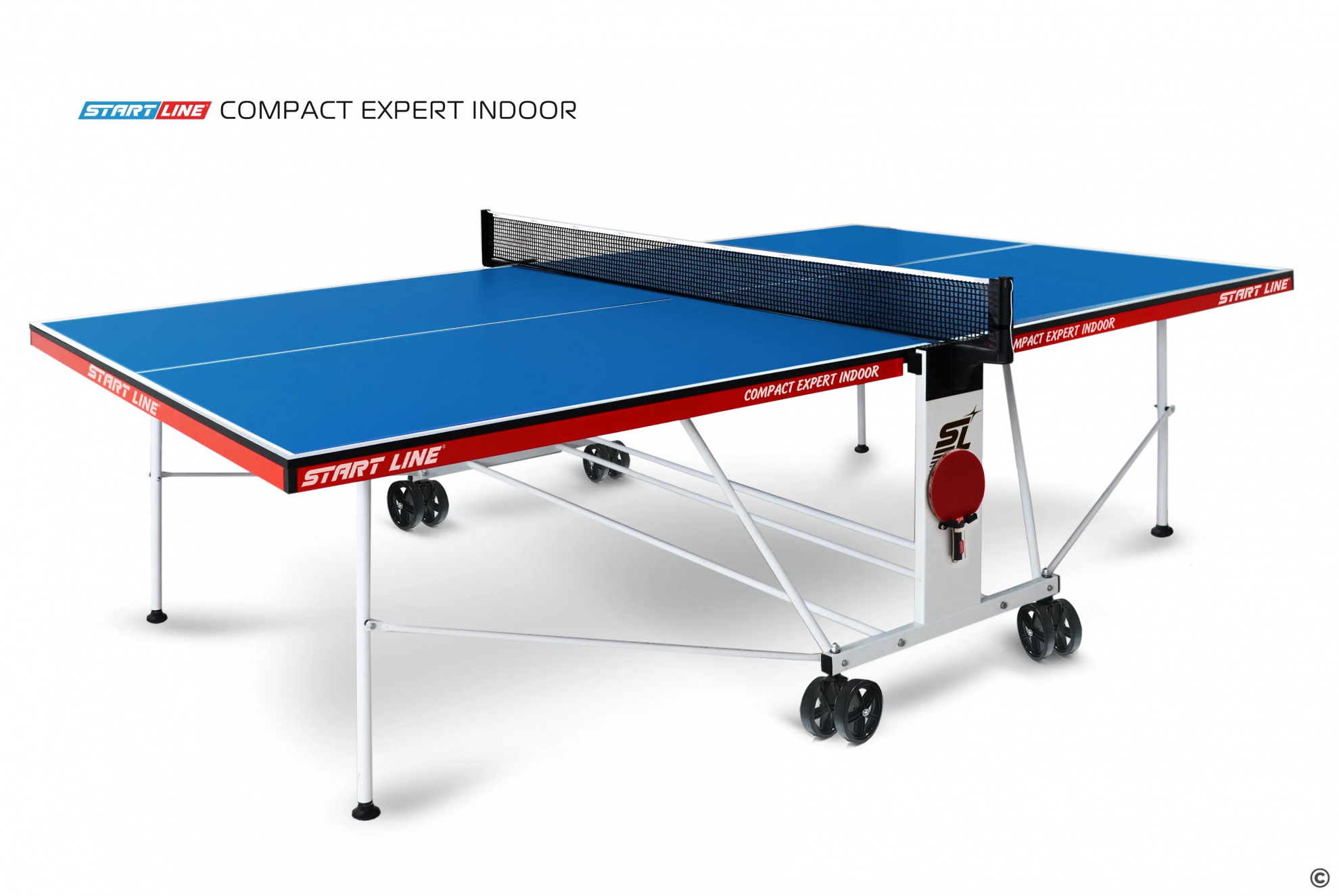 Compact Expert Indoor синий в Тольятти по цене 30590 ₽ в категории теннисные столы Start Line