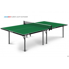 Всепогодный теннисный стол Start Line Sunny Light Outdoor Зелёный в Тольятти по цене 26590 ₽