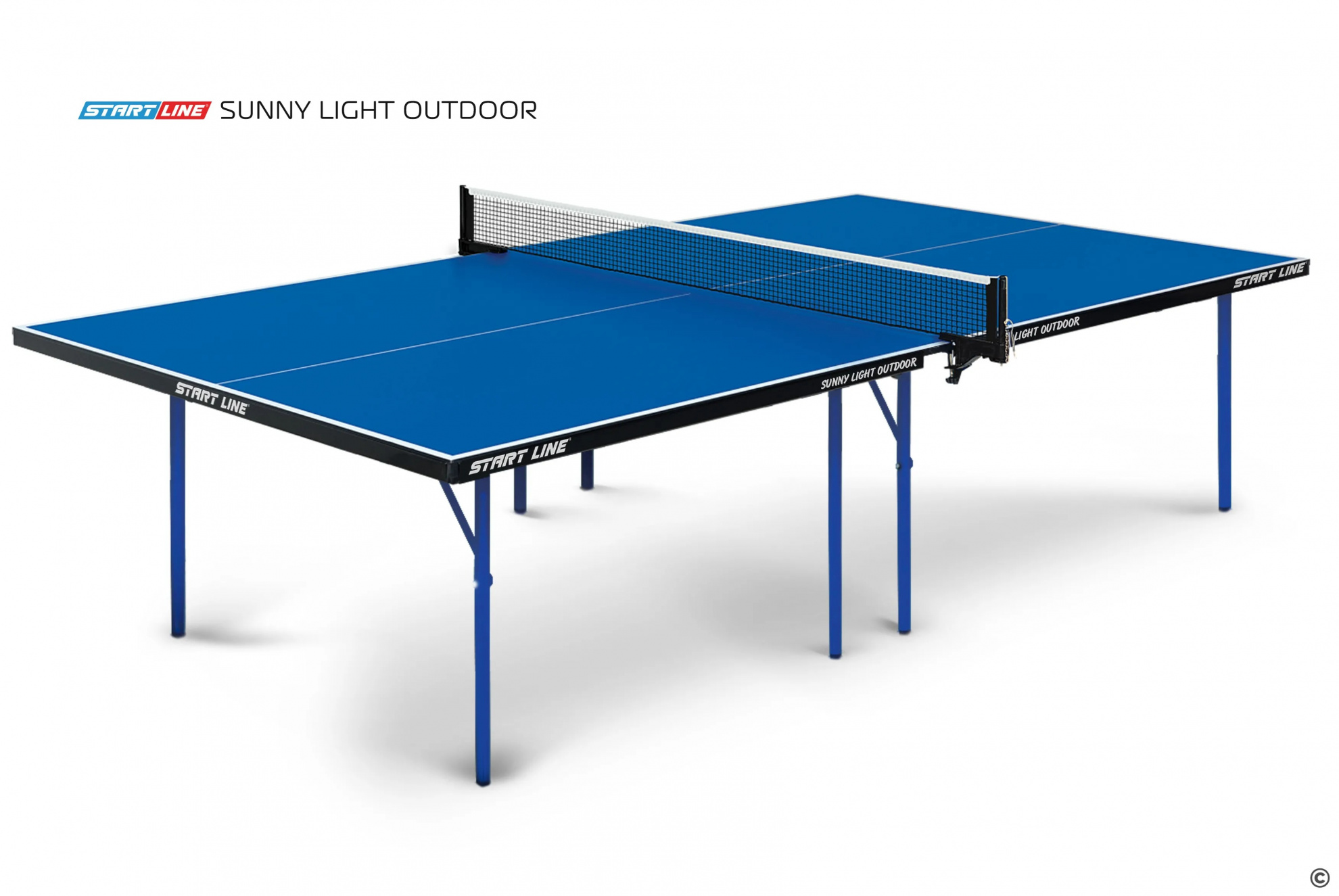 Start Line Sunny Light Outdoor Синий из каталога теннисных столов в Тольятти по цене 26590 ₽