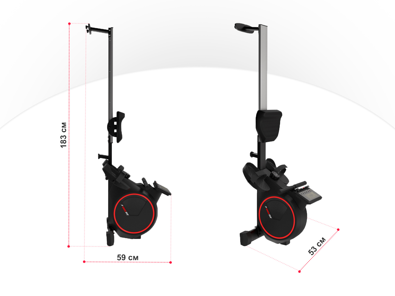 Гребной тренажер UnixFit Fit Techno Rower 410