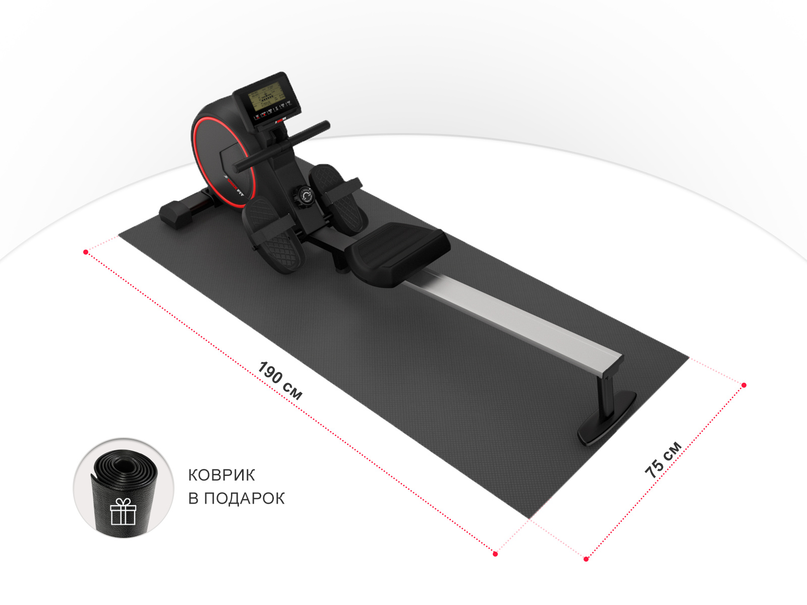 Гребной тренажер UnixFit Fit Techno Rower 410