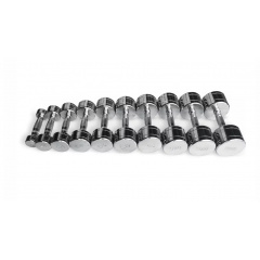 UltraGym хромированных ряд от 1 до 10 кг  UG1025 из каталога гантельных рядов в Тольятти по цене 73530 ₽