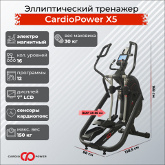 Эллиптический тренажер CardioPower X5 в Тольятти по цене 159900 ₽