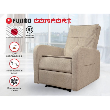 Реклайнер Fujimo COMFORT CHAIR F3005 FMW с механическим приводом Ваниль