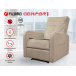 Fujimo COMFORT CHAIR F3005 FMW с механическим приводом Ваниль Японские