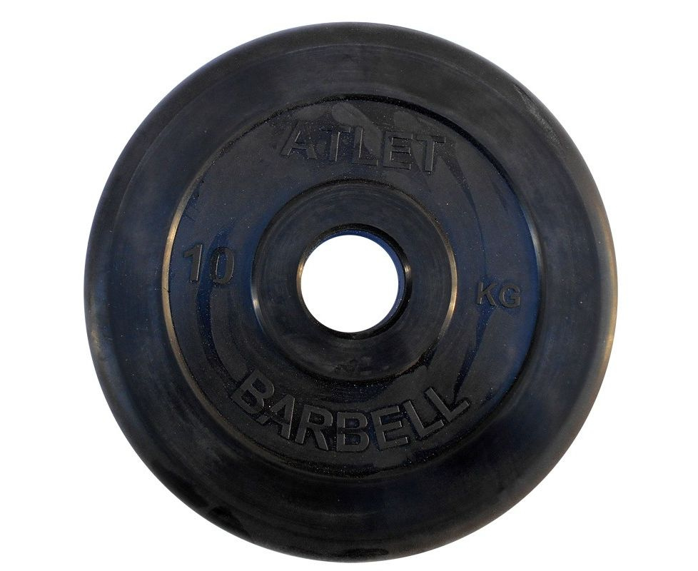 MB Barbell ATLET 10 кг / диаметр 51 мм из каталога дисков (блинов) для штанг и гантелей в Тольятти по цене 3500 ₽