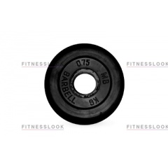 MB Barbell черный - 26 мм - 0.75 кг из каталога уличных спорткомплексов в Тольятти по цене 490 ₽