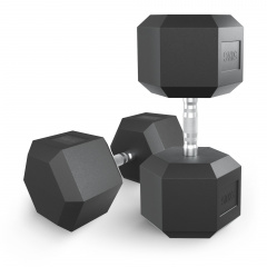 UnixFit гексагональная 50 кг из каталога обрезиненных гантелей в Тольятти по цене 18890 ₽