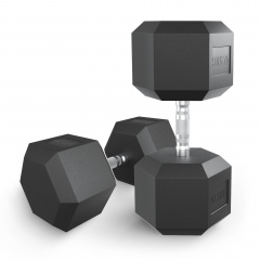UnixFit гексагональная 47.5 кг из каталога обрезиненных гантелей в Тольятти по цене 15220 ₽