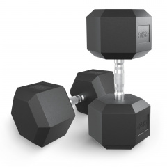 UnixFit гексагональная 42.5 кг из каталога обрезиненных гантелей в Тольятти по цене 13520 ₽