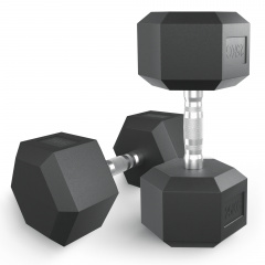 UnixFit гексагональная 25 кг из каталога обрезиненных гантелей в Тольятти по цене 7910 ₽