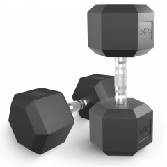 UnixFit гексагональная 22.5 кг из каталога обрезиненных гантелей в Тольятти по цене 7310 ₽