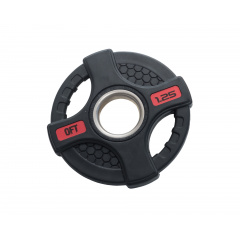 Original FitTools черный с двумя хватами 1,25 кг из каталога дисков для штанги с посадочным диаметром 50 мм. в Тольятти по цене 690 ₽