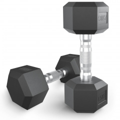 UnixFit гексагональная 7.5 кг из каталога обрезиненных гантелей в Тольятти по цене 3230 ₽