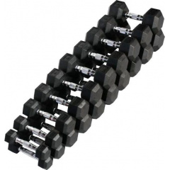 VictoryFit от 1-10 кг VF-SET110 10 пар из каталога гантельных рядов в Тольятти по цене 33490 ₽