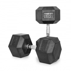 VictoryFit гексагональная VF-H400 (40 кг) 1 шт. из каталога обрезиненных гантелей в Тольятти по цене 13681 ₽
