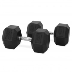 VictoryFit гексагональная VF-H375 (37,5 кг) 1 шт. из каталога обрезиненных гантелей в Тольятти по цене 10970 ₽