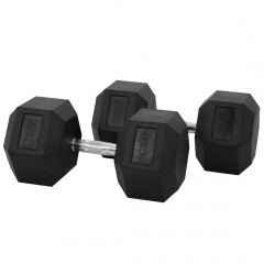 VictoryFit гексагональная VF-H300(30 кг) 1 шт. из каталога обрезиненных гантелей в Тольятти по цене 8760 ₽