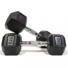VictoryFit гексагональная VF-H050 (5 кг) 1 шт. из каталога обрезиненных гантелей в Тольятти по цене 1530 ₽