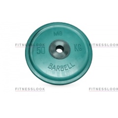 MB Barbell евро-классик зеленый - 50 мм - 10 кг из каталога дисков для штанги с посадочным диаметром 50 мм. в Тольятти по цене 7990 ₽