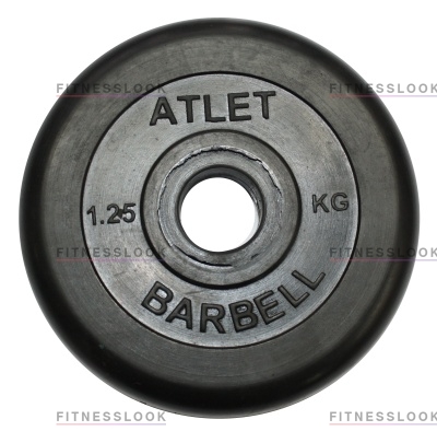 MB Barbell Atlet - 26 мм - 1.25 кг из каталога дисков (блинов) для штанг и гантелей в Тольятти по цене 670 ₽