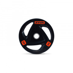 Ziva 25 кг ZIVA ZVO-DCRB-2307 серии ZVO резиновое покрытие из каталога дисков для штанги с посадочным диаметром 50 мм. в Тольятти по цене 11490 ₽