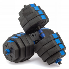 VictoryFit гексагональная с грифом, 40 кг. (2 шт. х 20 кг.) VF-DH400 из каталога разборных (наборных) гантелей в Тольятти по цене 4590 ₽