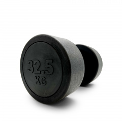 UnixFit PRO круглая 32,5 кг DBRND32_5PBK из каталога обрезиненных гантелей в Тольятти по цене 10630 ₽
