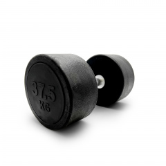 UnixFit PRO круглая  37,5 кг DBRND37_5PBK из каталога обрезиненных гантелей в Тольятти по цене 11900 ₽