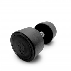 UnixFit PRO круглая 40 кг DBRND40PBK из каталога обрезиненных гантелей в Тольятти по цене 14990 ₽
