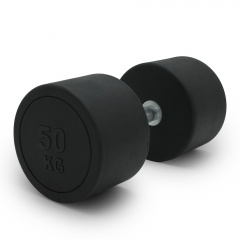 UnixFit PRO круглая 50 кг DBRND50PBK из каталога обрезиненных гантелей в Тольятти по цене 18890 ₽
