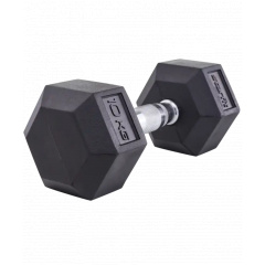 StarFit гексагональная 10 кг DB-301 из каталога обрезиненных гантелей в Тольятти по цене 4000 ₽